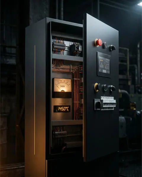 Custom furnace control panel
