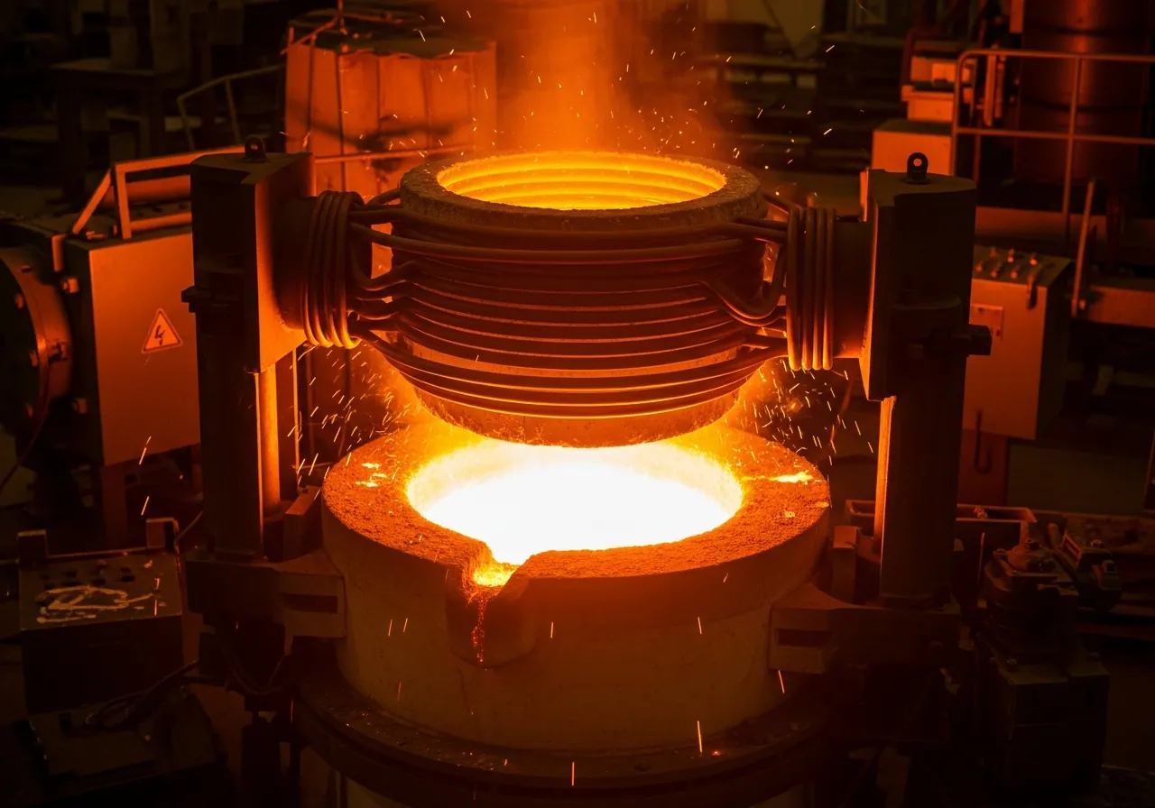 Induction heater and furnace